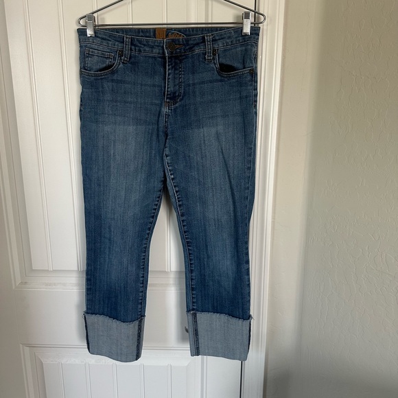 Kut from the Kloth Medium Blue Ankle Jeans - Picture 1 of 5